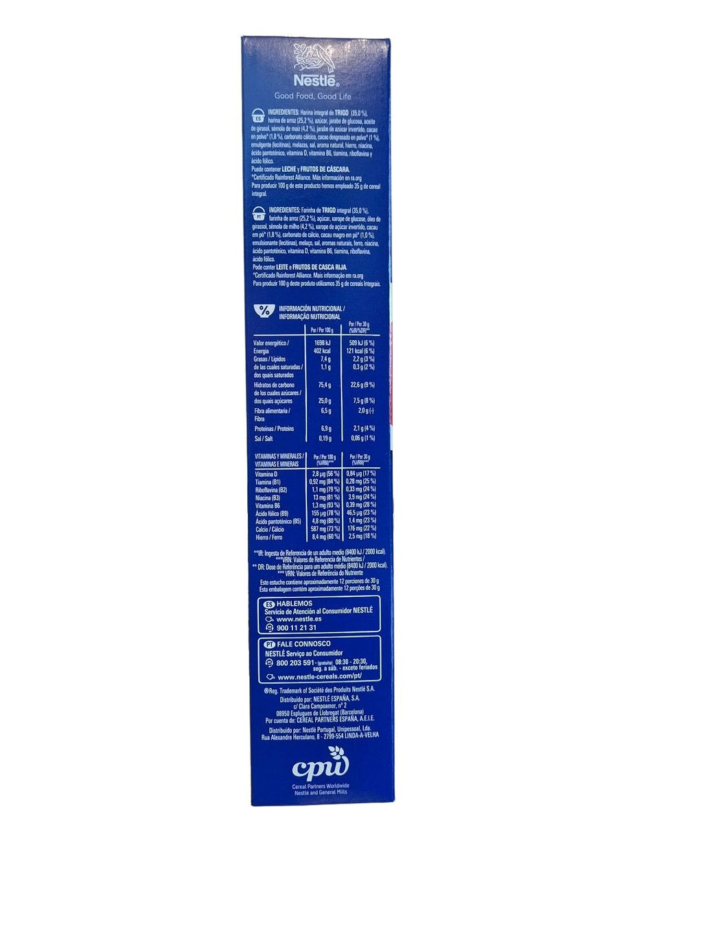 Crunch Chocolate Breakfast Cereals - 13.22oz / 375gr