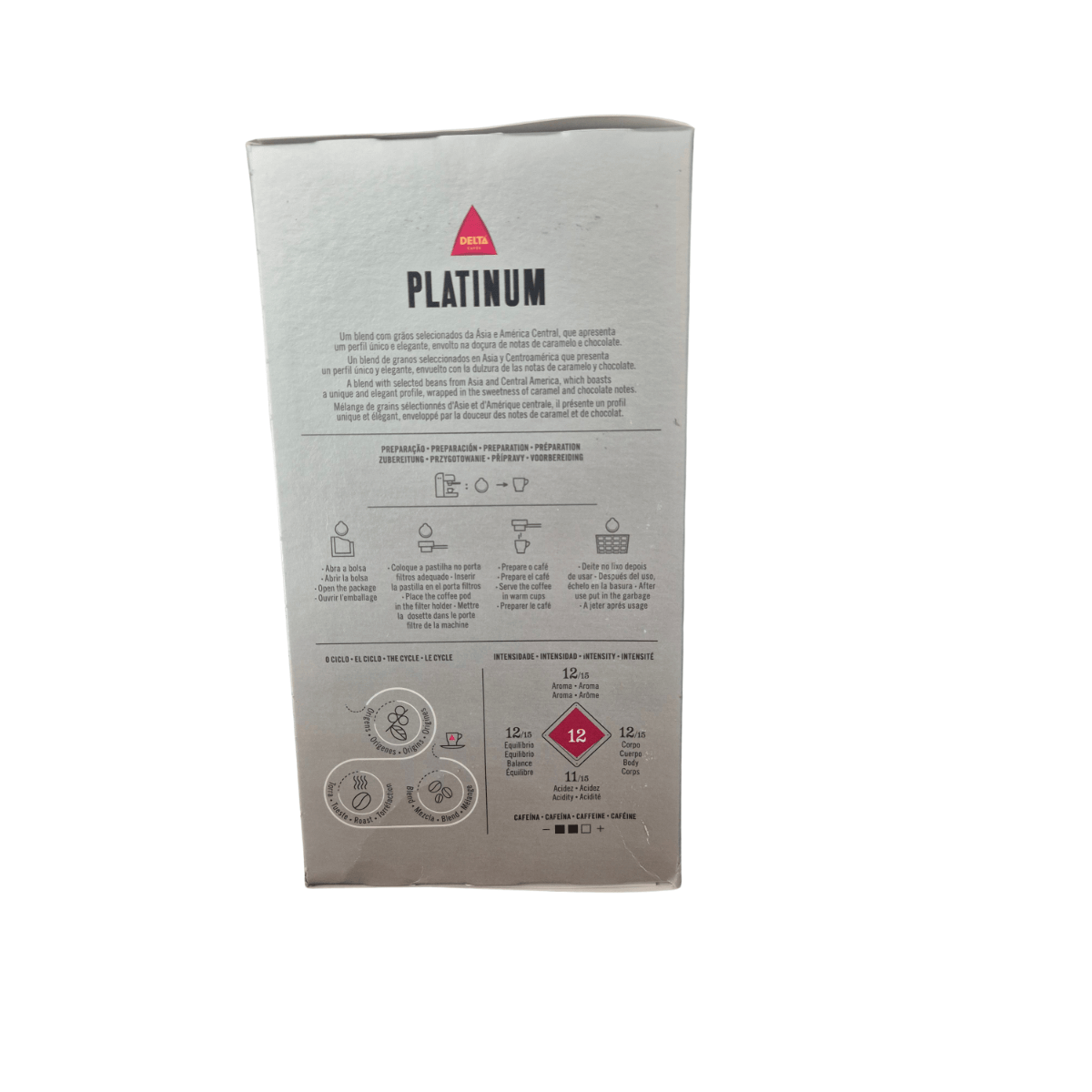 Delta Coffee Platinum E.S.E. Pods (Pastilhas) – 16 count