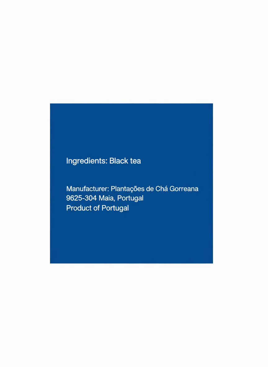 Gorreana Black Tea 10 bags