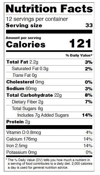 Crunch Chocolate Breakfast Cereals - 13.22oz / 375gr