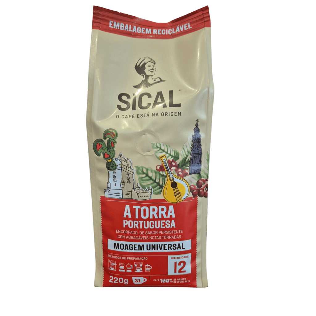 Sical A Torra Portuguesa – Traditional Portuguese Dark Roast Coffee - 7.7 oz (220 gr)