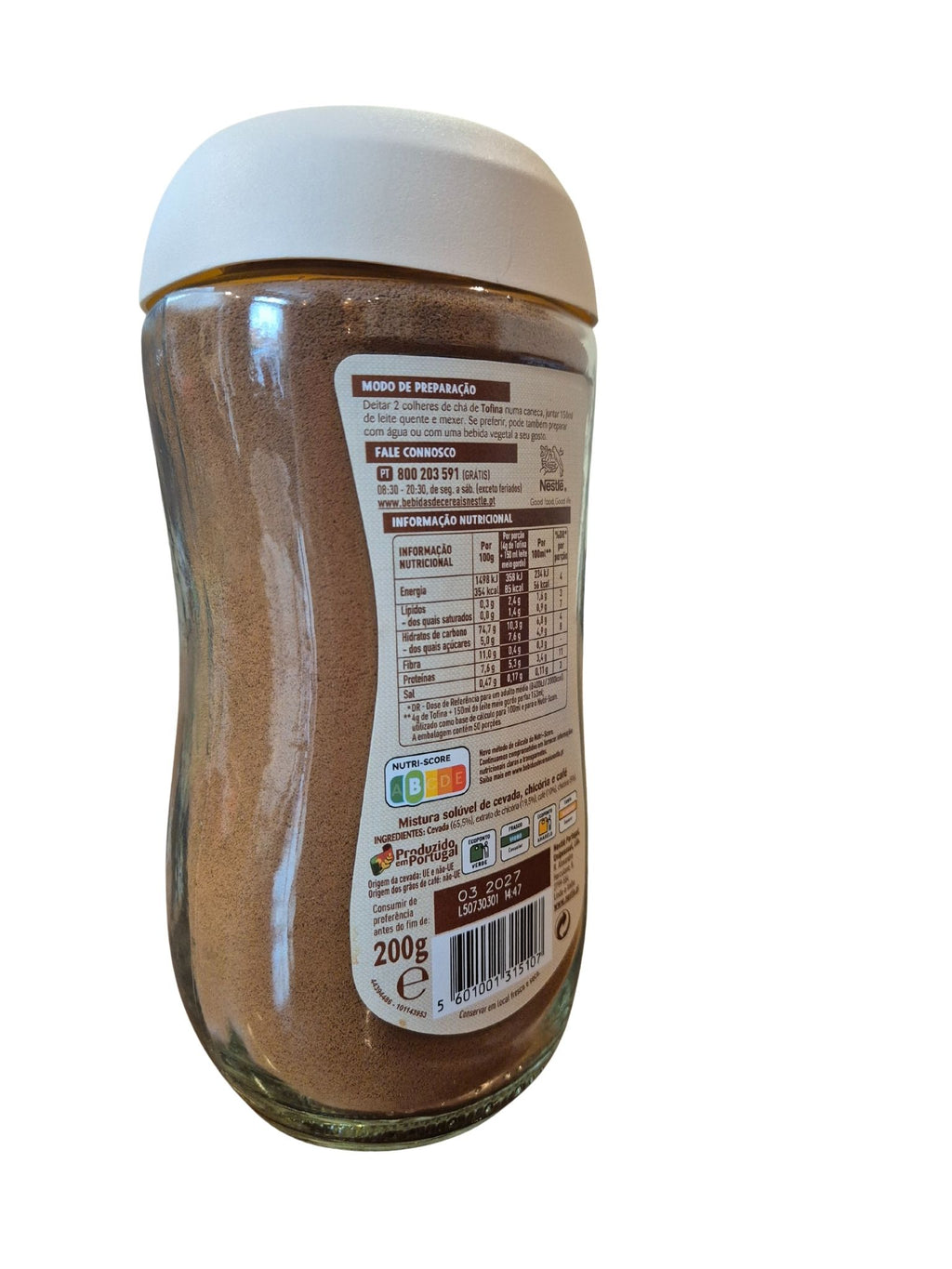 TOFINA Cereal Coffee Drink Made with Barley Chicory Coffee - 7.1 oz / 200 grams