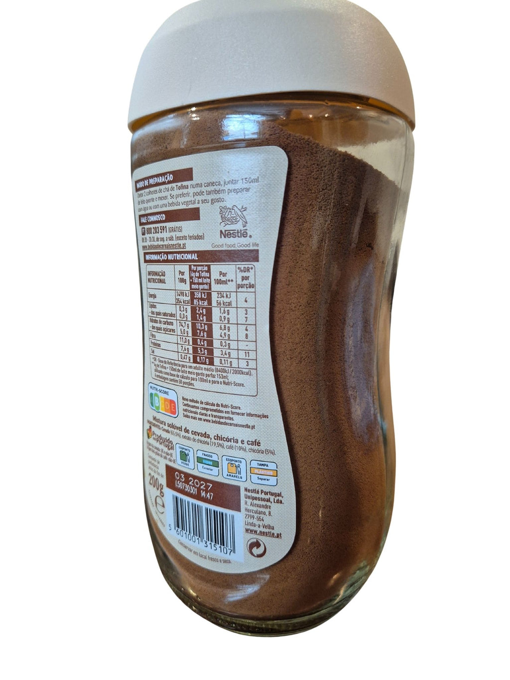 TOFINA Cereal Coffee Drink Made with Barley Chicory Coffee - 7.1 oz / 200 grams